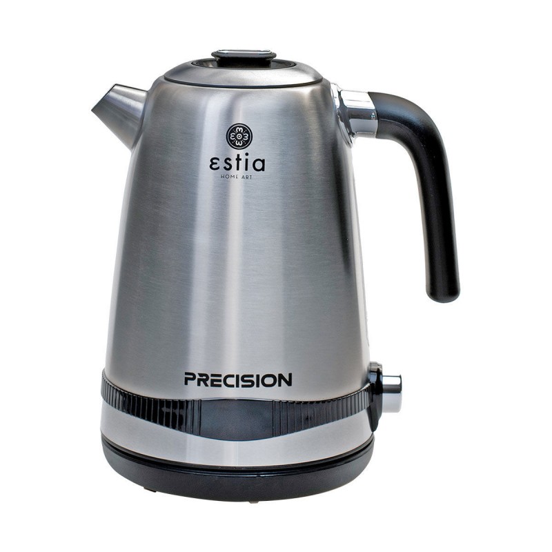 Estia Precision Βραστήρας με Θερμοστάτη 1.7lt 2200W Inox (06-10836)